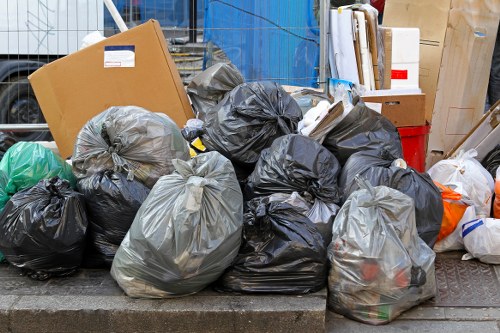 Site survey and documentation for insured waste removal